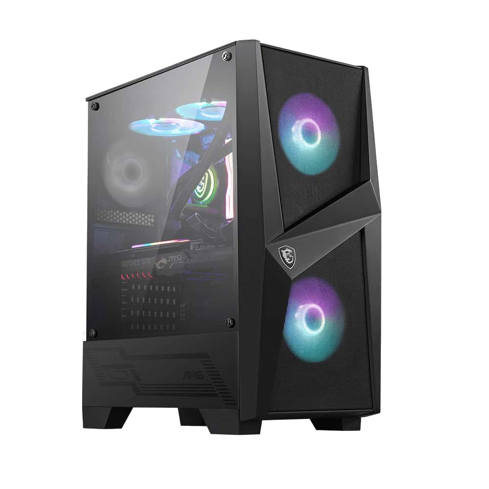Msi Mag Forge r Argb Mid Tower Gaming Cabinet Black