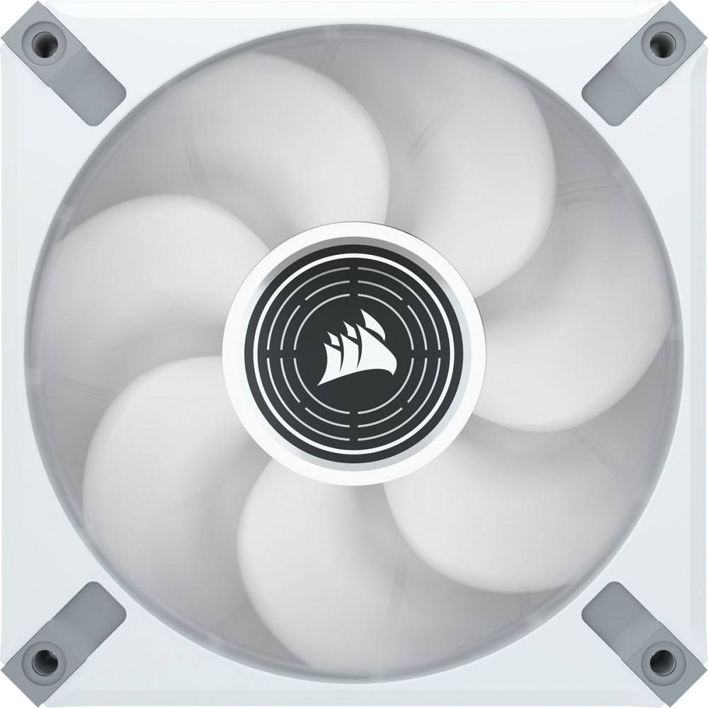 Corsair Ml Led Elite Premium mm White Led Cabinet Fan Pwm Magnetic Levitation Fan Single Pack White