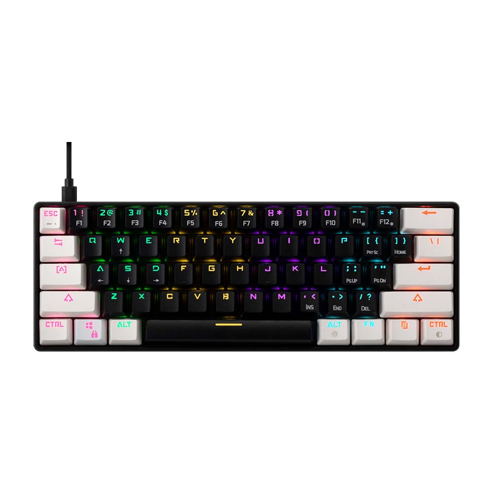 Gamdias Aura Gk Multicolor Gaming Keyboard Black White