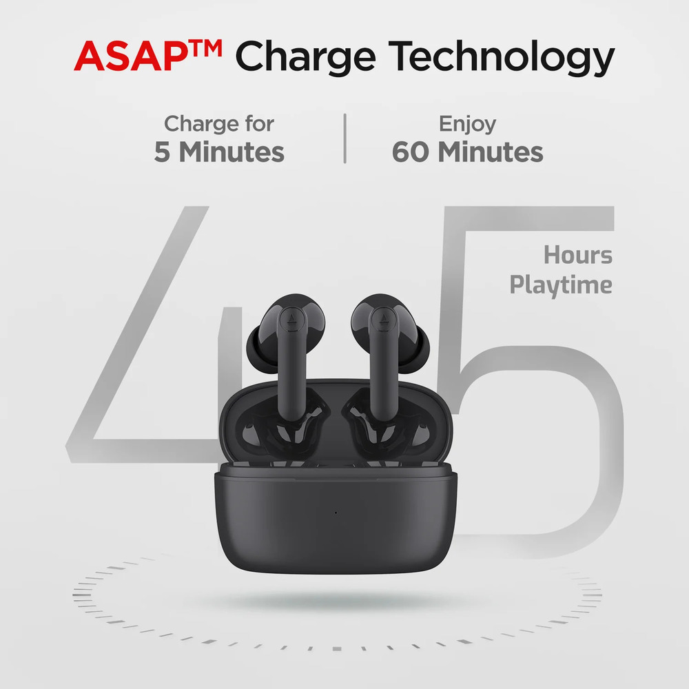 Boat Airdopes Pro Wireless Earbuds Black