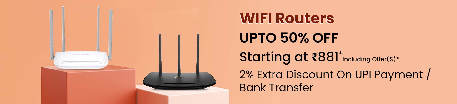Wifi routers banner category page