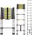 Gobbler WK-TL13 Extendable Telescopic Ladder | Portable and Compact | Ultra-Stable | Aluminium Ladder |  12.5 ft (3.8m)