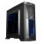 Antec GX330 Window Mid Tower Gaming Cabinet – Black | 2 x 120mm Blue LED Fans Pre-Installed | Transparent Side Panel