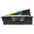Corsair Vengence RGB 64GB (2x32GB) 6000MHz DDR5 DRAM | C40 Memory Kit | Black