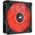 Corsair ML120 LED ELITE Premium 120mm Red LED Cabinet Fan – PWM Magnetic Levitation Fan | Single Pack | Black