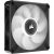 Corsair ML120 LED ELITE Premium 120mm White LED Cabinet Fan – PWM Magnetic Levitation Fan | Single Pack | Black