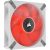 Corsair ML120 LED ELITE Premium 120mm Red LED Cabinet Fan – PWM Magnetic Levitation Fan | Single Pack | White