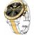 Fire Boltt Blizzard Stainless Steel Body With Silver Gold Color Bluetooth Calling Luxury Smart Watch