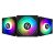 Lian Li ST120-3B RGB 120mm PWM Cabinet Fan | Black | Triple Pack