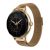 NoiseFit Diva Smart Watch with 1.1 inch AMOLED Display Gold Link