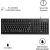 Rapoo NK1800 Wired Keyboard | Spill Resistant